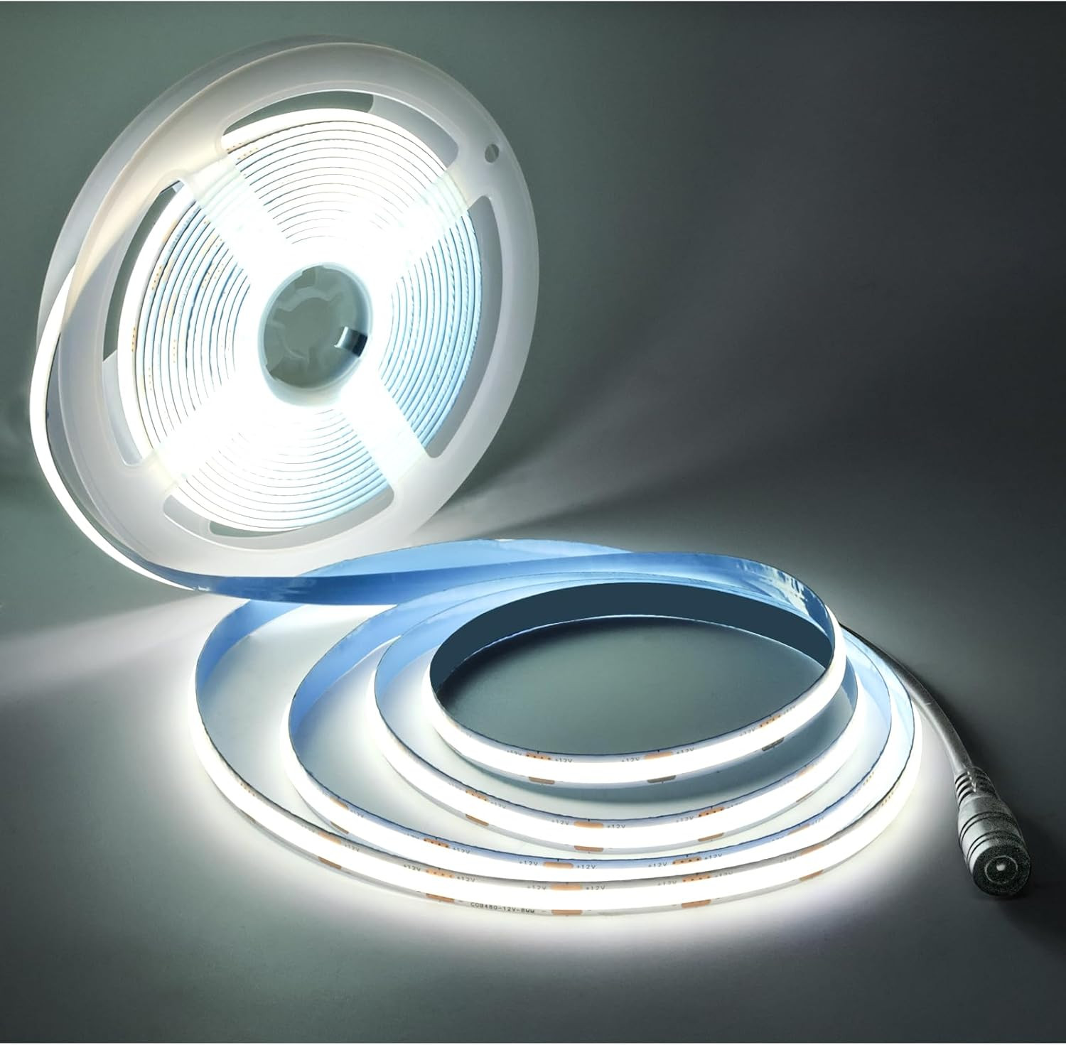 Strip LED COB 12V 480 LED/m 6000K: Efficienza e Massima Luminosità