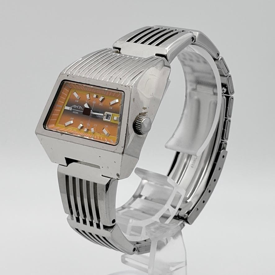 Seiko Alba AKA Men's Quartz Watch Orange Dial Battery… - Gem