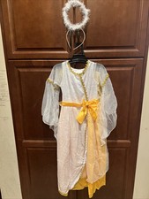 EUC Golden Angel Child's Costume Medium 8-10 Y.O. Halloween Dress up