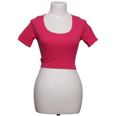 Primark, Crop Top, Größe: 38/40, Pink, Elasthan/Polyamid, Einfarbig, Damen #DCs