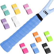 10 Pack Tennis Racket Grip Tape, Anti-Slip Tennis Overgrip, Precut Sweat...