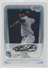 2011 Bowman Chrome Prospects Refractor 96/500 Arquimedes Caminero #BCP187 l5w