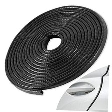 16.4Ft 5M Car Door Edge Guard, No Glue Car Door Entry Guard 16.4Ft/5M Black