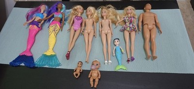 Mattel Barbie Puppen + Hasbro Puppen + Viel Zubehör Konvolut