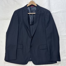 John Varvatos Blazer Mens 42R Black Sport Coat Wool Jacket