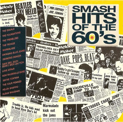 CD The Equals, The Foundations, The Tremeloes Smash Hits Of The 60s Prima Re