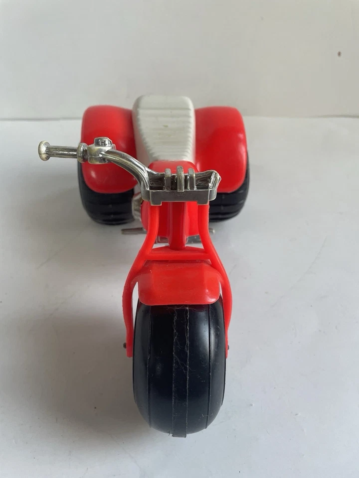 Juguete de motocicleta de 3 ruedas vintage Processed Plastic Co. ATC (29) Foto 4 de 4