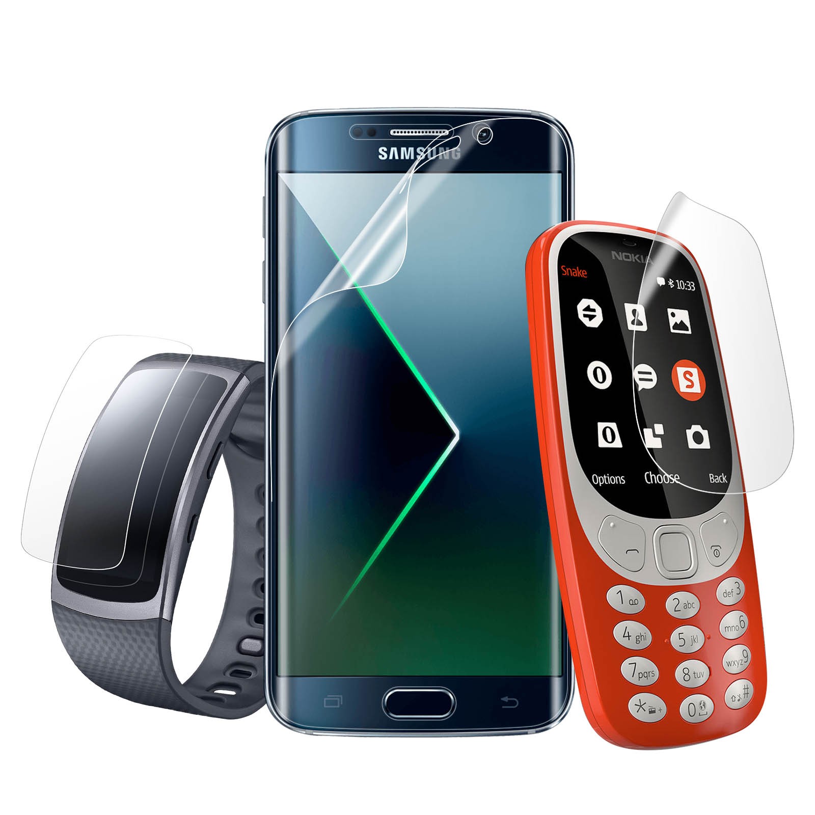 Film de protection universel smartphone et MP3 protection écran à découper