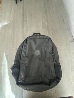 DC Shoes USA Black Backpack with Front Zip Pocket