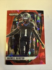 2025 Panini Prizm Draft Picks - Maxwell Hairston #45 Red Ice Prizm (RC)