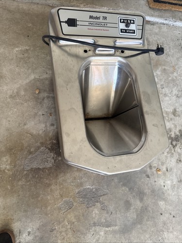 Incinolet Incinerating Toilet Model TR Deluxe Stainless Non Working For Parts