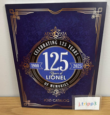 Lionel Trains 2025 Catalog Big Book O Gauge 252 Pages 125 Years of Lionel New