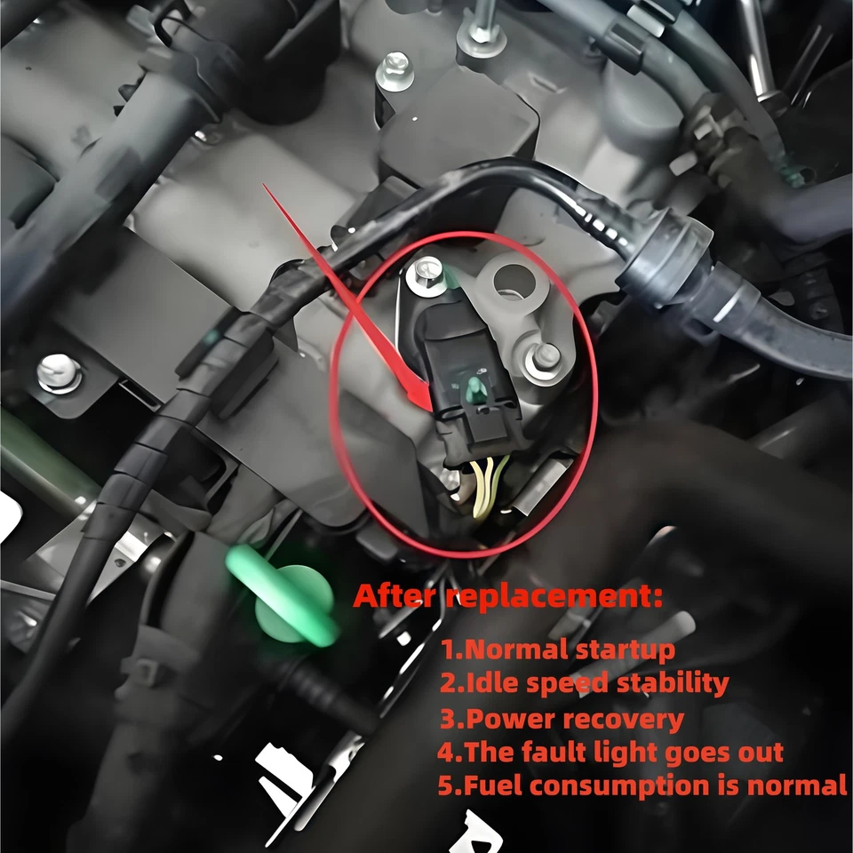 For Acura MDX Honda ACCORD Camshaft&Crankshaft Position Sensor+Connector USA Foto 3 de 4