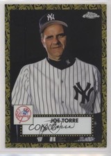 2021 Chrome Platinum Anniversary Black & Gold 70th Refractor 8/10 Joe Torre 2k3