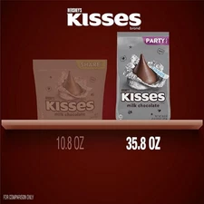 HERSHEY'S KISSES Milk Chocolate Candy Party Pack, 35.8 oz.