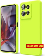 Neon Green Liquid Silicone Case for Motorola Moto G 2025/G Play 2026/G 2026 Phon