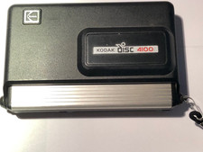 Eastman Kodak Disc 4100 Camera Compact Folding Made In USA Black Vintage