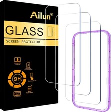Ailun 3 Pack Screen Protector for iPhone 17 Pro Max 6.9 Inch, Transparent