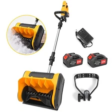 24V Battery 12" Cordless Snow Shovel Electric Snow Blower/Snow Thrower 20000 RPM