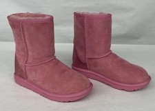 UGG Classic Il Pink Glitz Girl Boots Size 4 AUTHENTIC NEW WITHOUT BOX