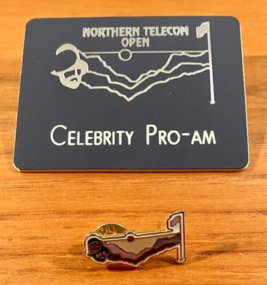 Northern Telecom Open (Arizona) PGA Tour Celebrity Pro-AM Logo Golf Badge Pin