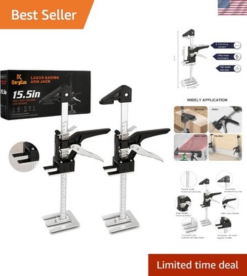 Labor Saving Arm Jack 2 Pack,15.5 Inch Multifunctional Furniture Lifter Jacks...