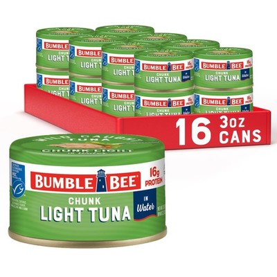 Bumble Bee Snackers - 16g Protein per Serving - Ready to 3 Ounce (Pack of 16) 