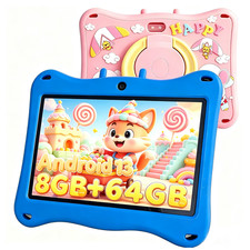 7inch Kids Tablet Android 13 8GB 64GB 1280x800 HD Touchscreen WiFi Learning Gift