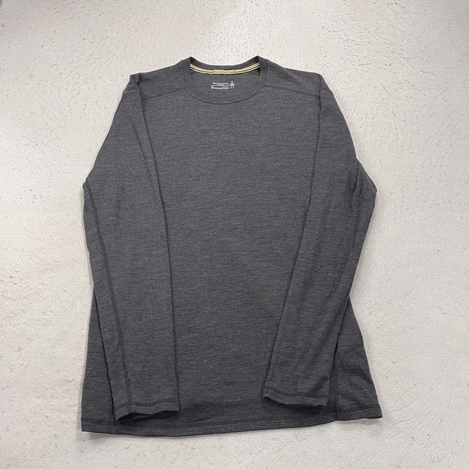 Smartwool Shirt Mens XL Gray Heather Merino 250 Baselayer Long Sleeve Solid