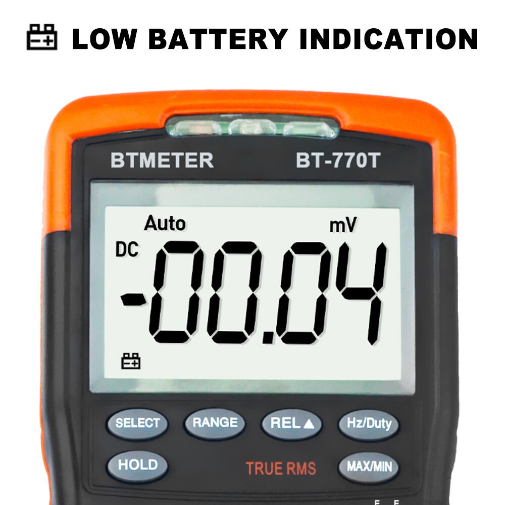 True RMS Digital Multimeter Tester 6000Counts AC DC Volt Current 20A Amp Ohm DMM