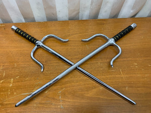 20" Oct Agon Sai Two Pack traditional Okinawan Martial Arts Weapon Ninja Combat