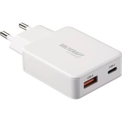 VOLTCRAFT VC-17010790 UC-1C1A65W01 USB Charger 65W 1x2 USB-A, 1x USB-C  R
