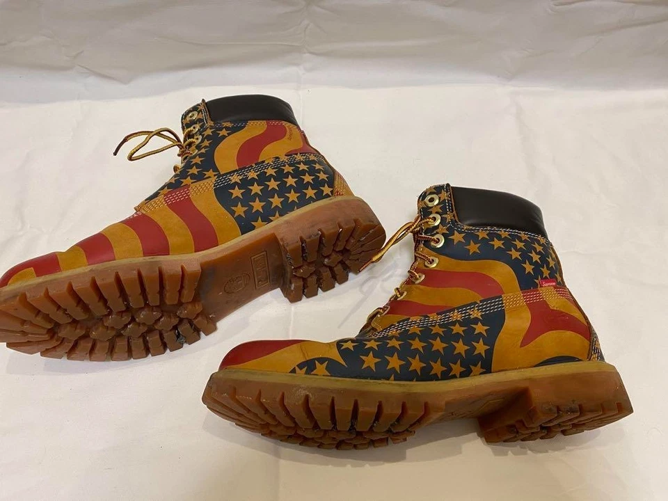 Bota Impermeable Supreme Timberland Stars Stripes Premium US9 Foto 3 de 4