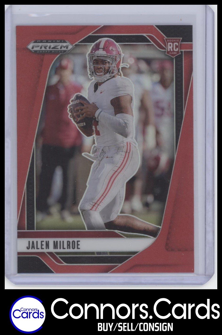 Jalen Milroe Rookie 2025 Panini Prizm Draft Picks #5 Prizms Red /399