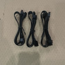 3x 8PIN PSU to 2 6 2PIN PCI-E GPU Power Supply Cable