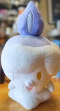 Pokemon Litwick 9" Plush TOMY 2017 Gen 5 Candle Ghost Fire White Purple Stuffed