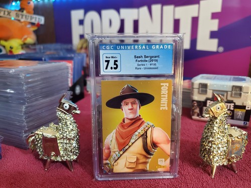Sash Sergeant Prototype CGC 7.5 USA - 2019 Panini Fortnite Series 1