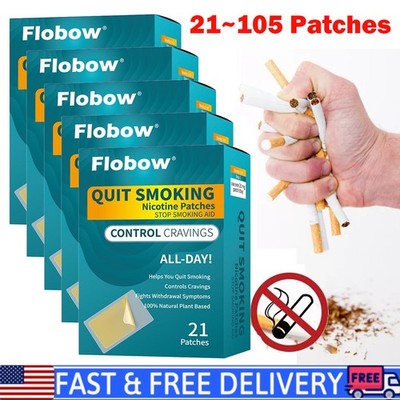 21~105Pcs Nicotine Patches Stop Smoking Aid Steps 1 to Quit Smoking Patch  21mg