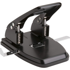 Heavy-Duty Hole Punch 65626 , Black, Small 1-24