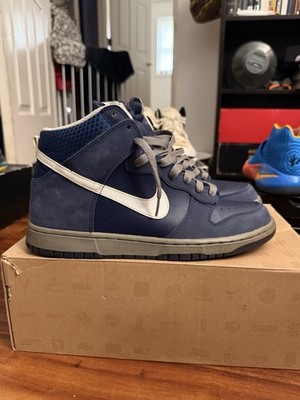 Nike Dunk High Midnight Navy Size 9.5