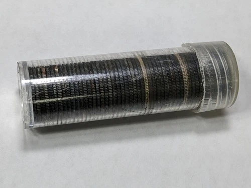 1958-P ULTRA GEM BU Roosevelt Dime BLAZING BU...ROLL 5 DOLLARS FACE