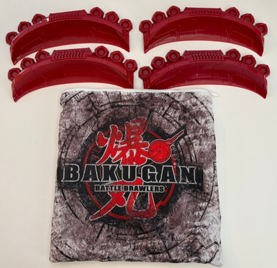 Bakugan - Battle Brawlers Arena Side Wall Ramp Only Set of 4 With Bag