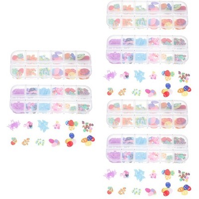 3 Count Nägel Deko Polymer Clay Zubehör Maniküre- -Ton -Ornamente