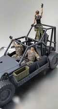 M&C Toy 1:18 Military DuneBuggy Army Battle Vehicle Desert Patrol Vehicle Figure