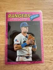 2026 Topps Heritage - Josh Jung #191 Chrome Pink Sparkle Refractor