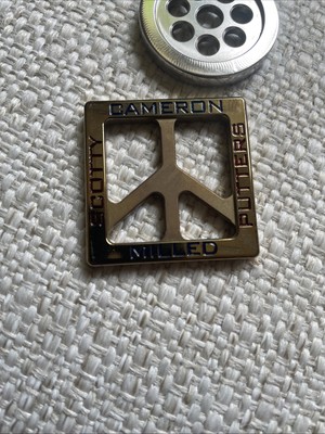 Customized Scotty Cameron Ball Marker Coin - Large Square Peace Sign