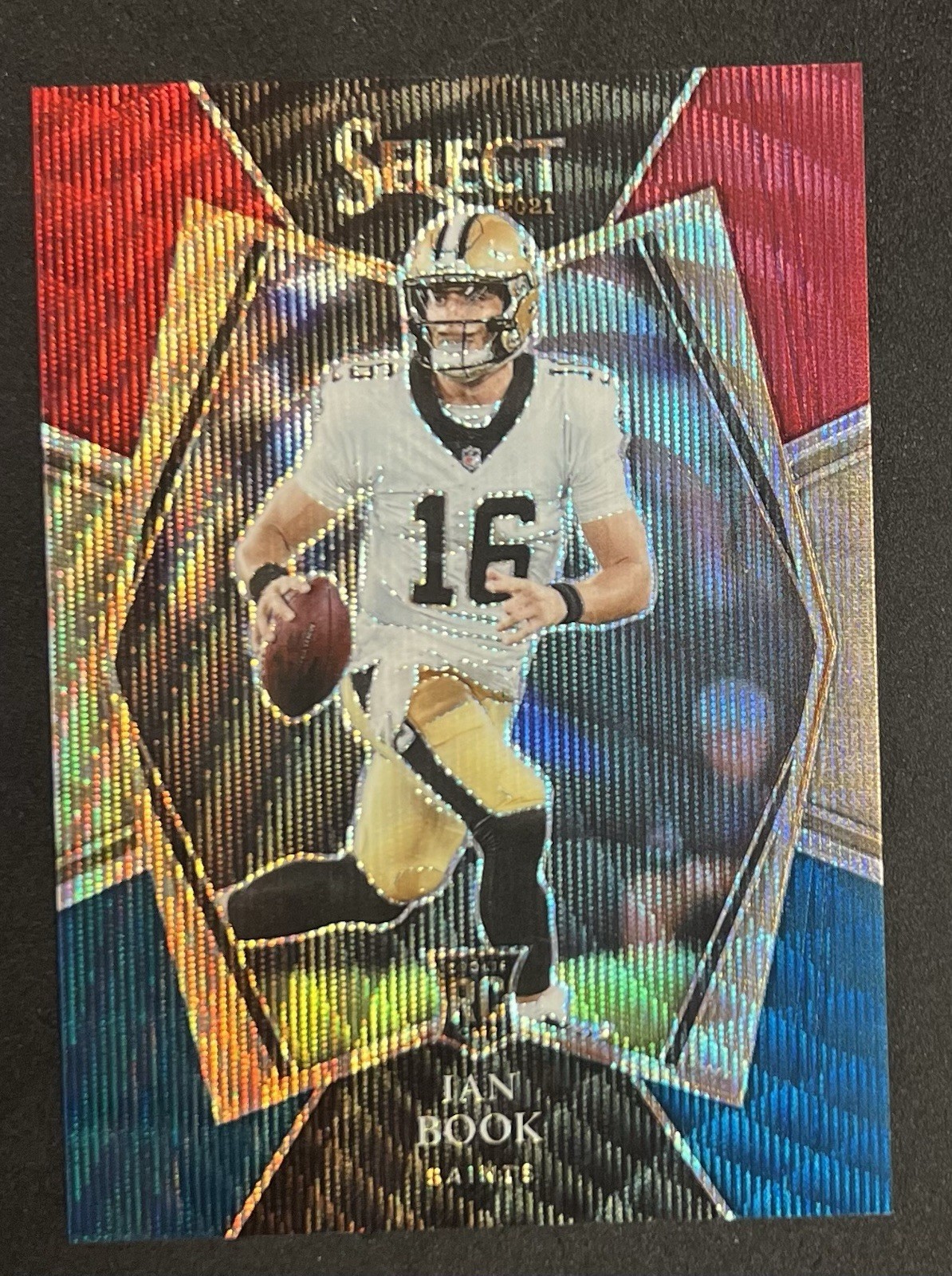 2021 Panini Select Ian Book Premier Level Tri-Color /199 Rookie SP Saints #179