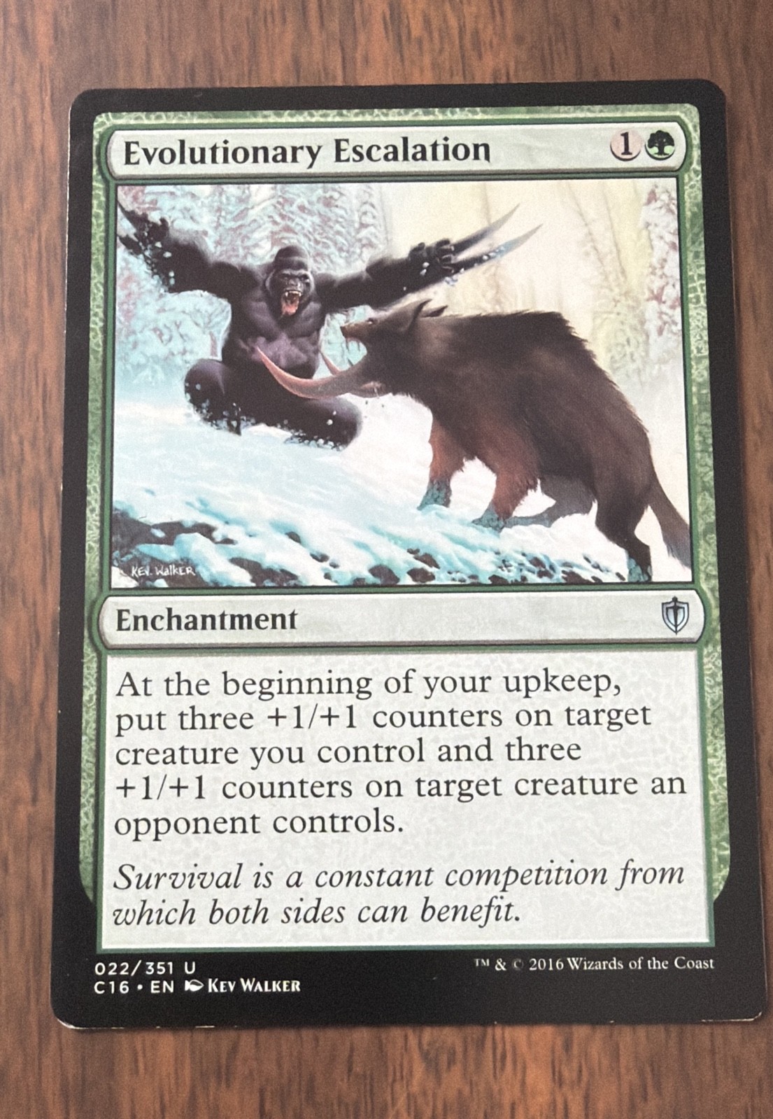 Evolutionary Escalation Commander 2016 Regular