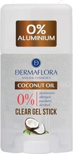 Dermaflora Coconut Oil Gel Stick Deodorant – 50ml | Natural Deodorant with Co