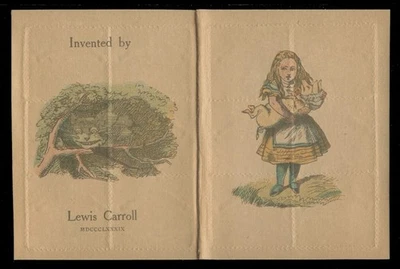THE WONDERLAND POSTAGE-STAMP CASE, INVENTED BY LEWIS CARROLL in 1889 - Image 1 of 4